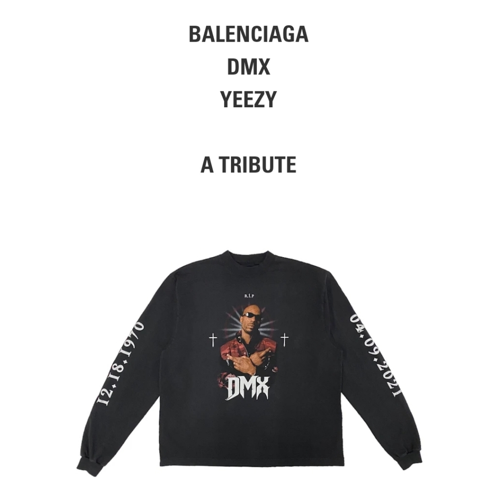 BALENCIAGA x YEEZY A DMX TRIBUTE OVERSIZED SHIRT SIZE XL